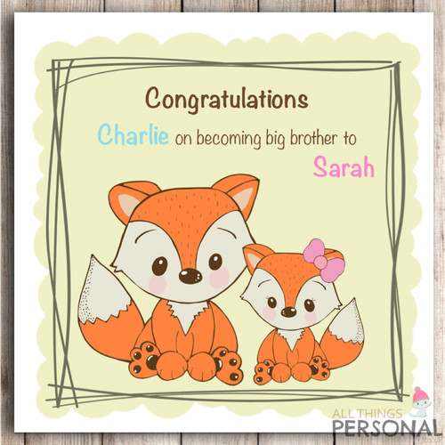 Personalised card - personalised,