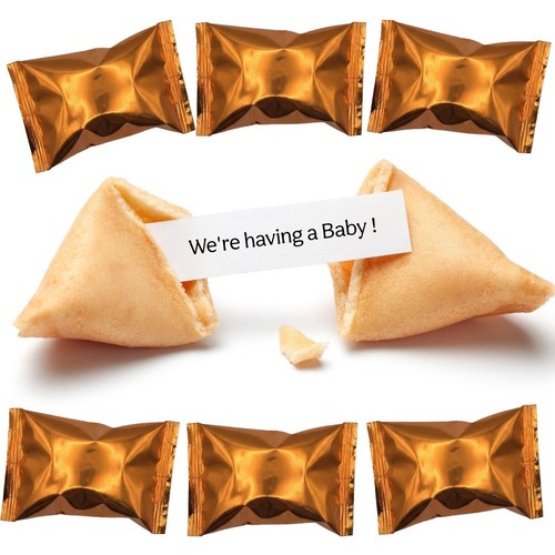 Baby announcement fortune - 6x,