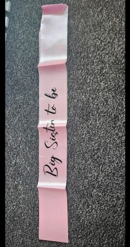 Big sister baby pink - sister, be
