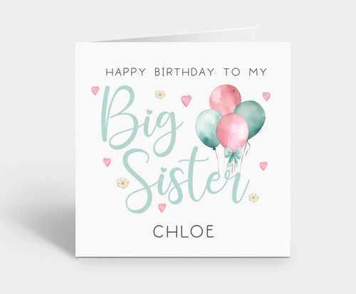 Personalised big sister - personalised,