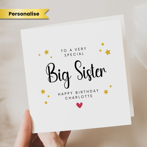 Personalised birthday card - personalised,