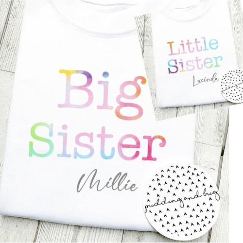 Personalised big sister little - personalised,