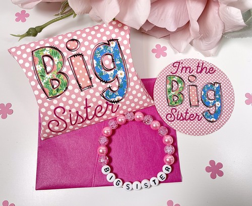 Big sister bracelet with - big,