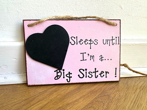 Hanging wooden plaque sleeps - hanging,