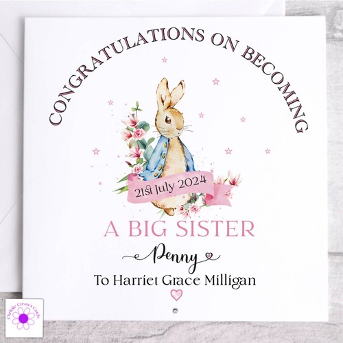 Personalised new big sister - personalised,