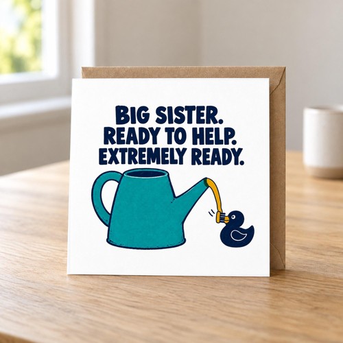 Funny new big - sister,